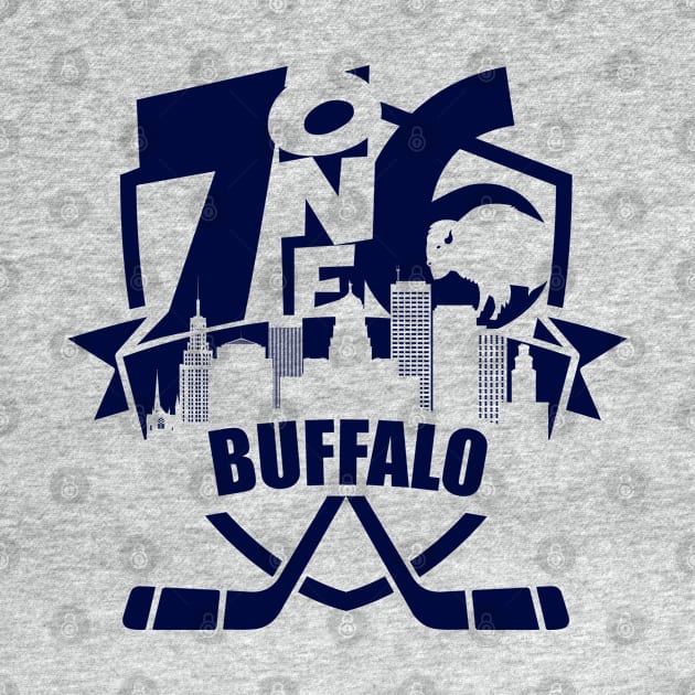 716 Buffalo Hockey 1 color by AssortedRealitee